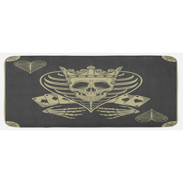 RNK Shops Sugar Skulls & Flowers Indoor/Outdoor Rug 3'x5' Personalized RNK Shops Sugar Skulls & Flowers Indoor/Outdoor Rug 3'x5' Personalized